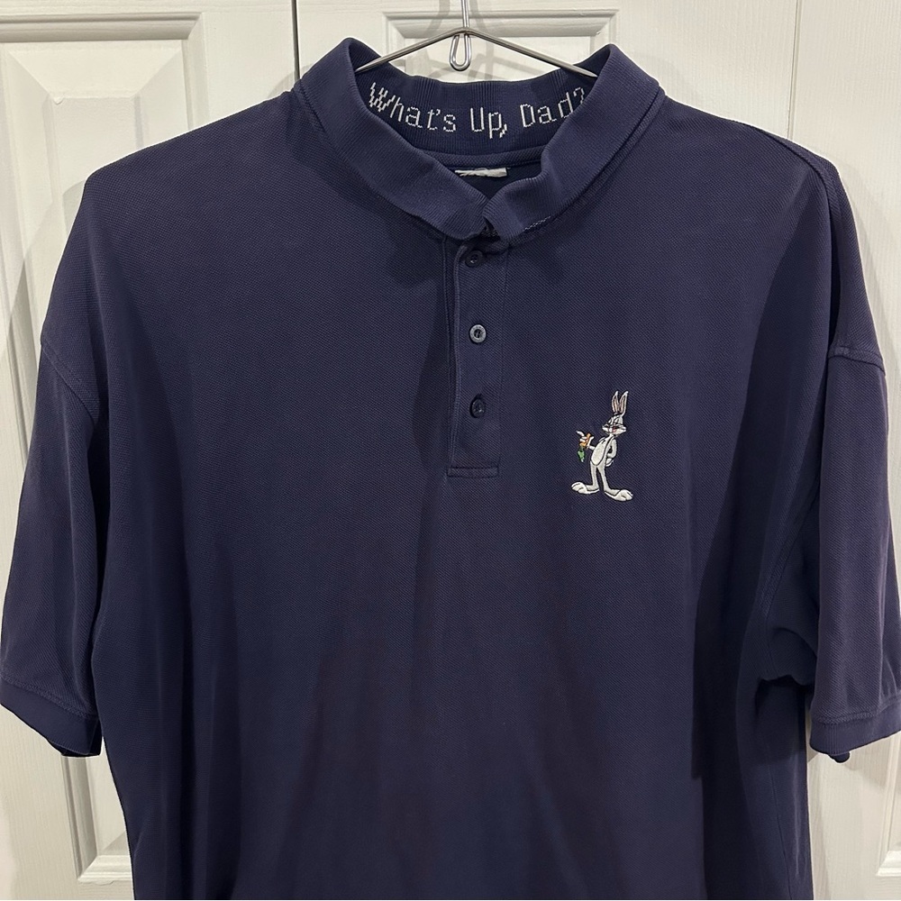Vintage Bugs Bunny What’s Up Dad Polo - Picture 2 of 8